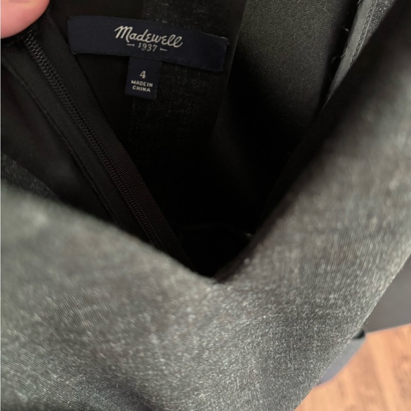 Madewell Women's Sheath Dress Leather Side Panel - Picture 5 of 6